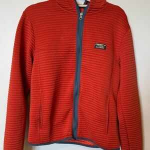 L.L. Bean Red Zip-Up Jacket